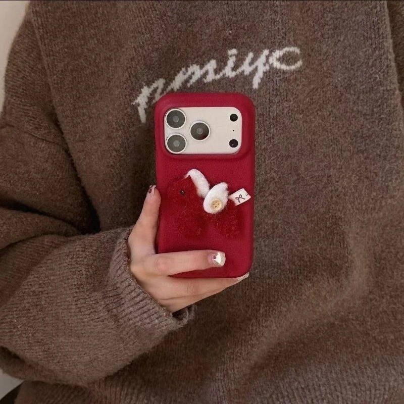 

New Year Plush 3D Horse Cases For Vivo Y39 Y38 Y37 Pro Y36 Y58 Y56 Y55 Y78 Plus Y77 Y77E Y76S Y75 Y74S Y73S Y72 Pony Soft Cover