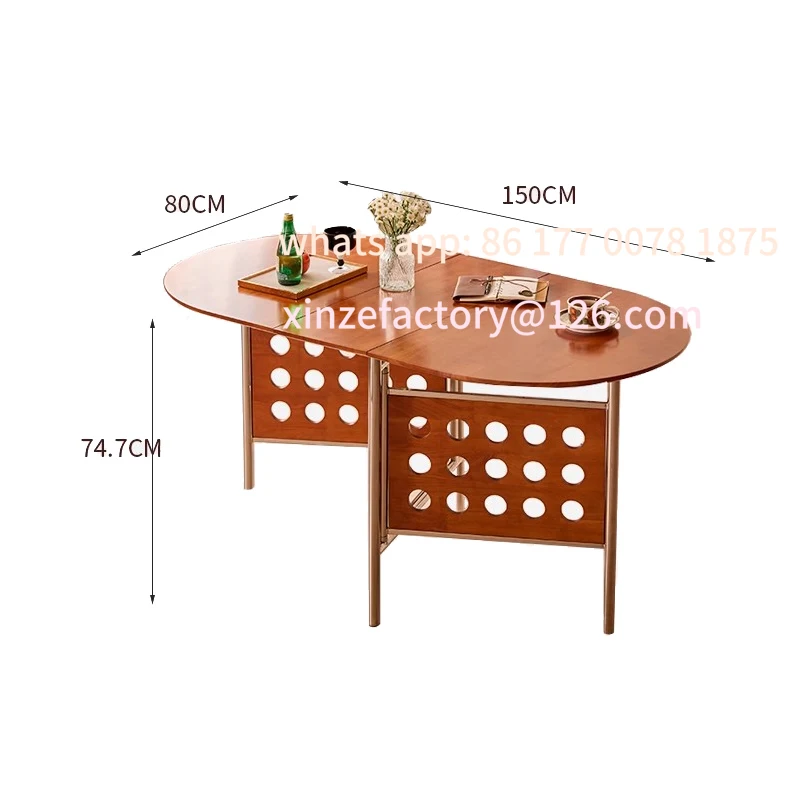 Customizable Luxury Mid Century Dining Tables Long Folding Modern Design Dining Tables Glamour French Table A Manger Pliante