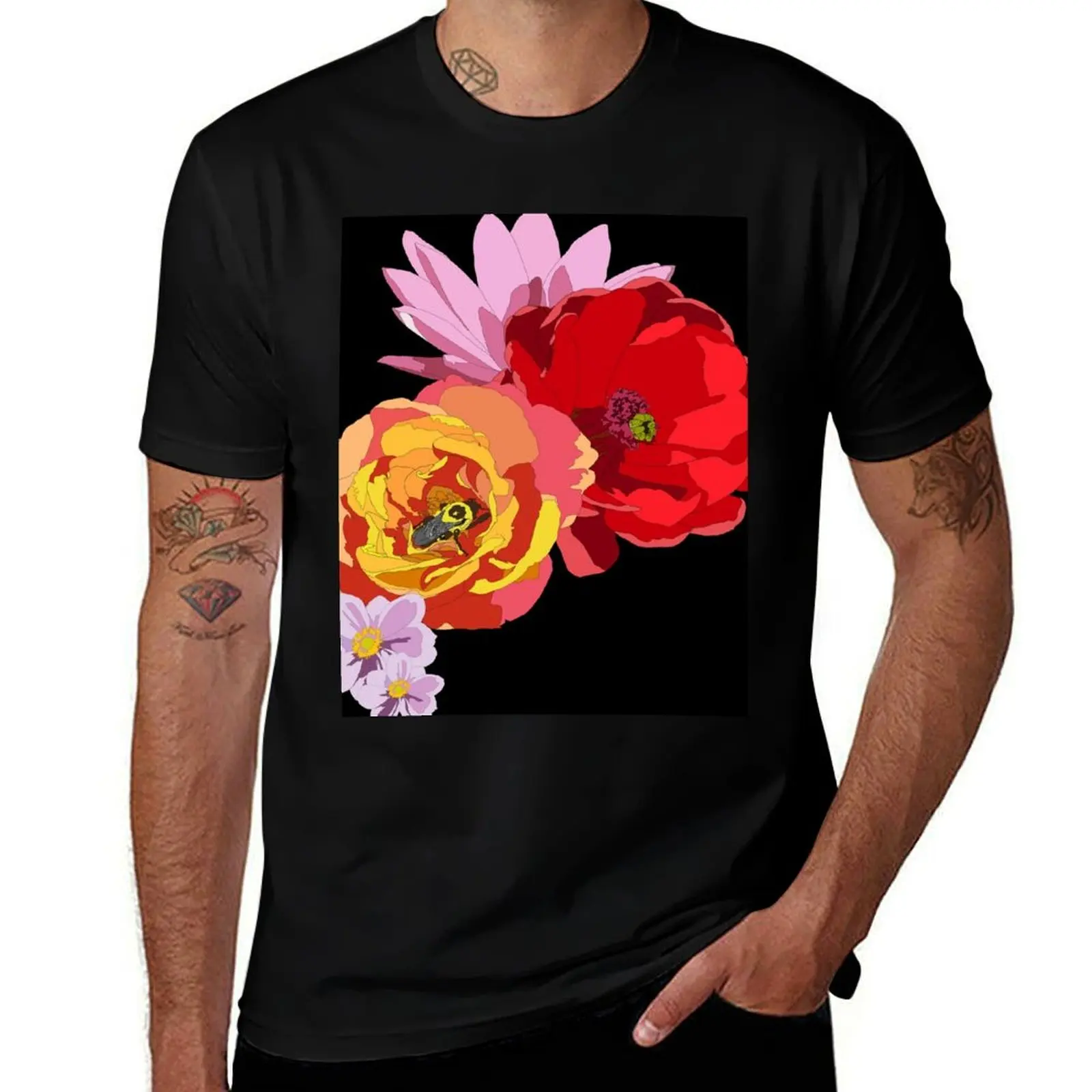 Floral Fundamentals T-Shirt t shirts for man slim fit T-Shirt
