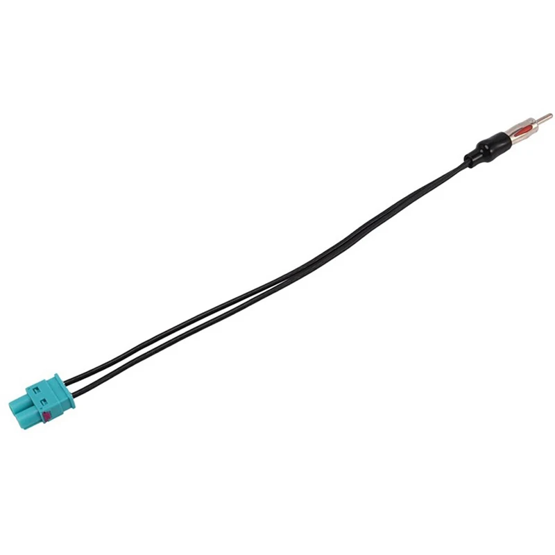 Adaptador de Cable de Audio para coche, antena Dual hembra Fakra Radio a Moto estándar Din macho, adaptador de antena aérea, 1 ud.