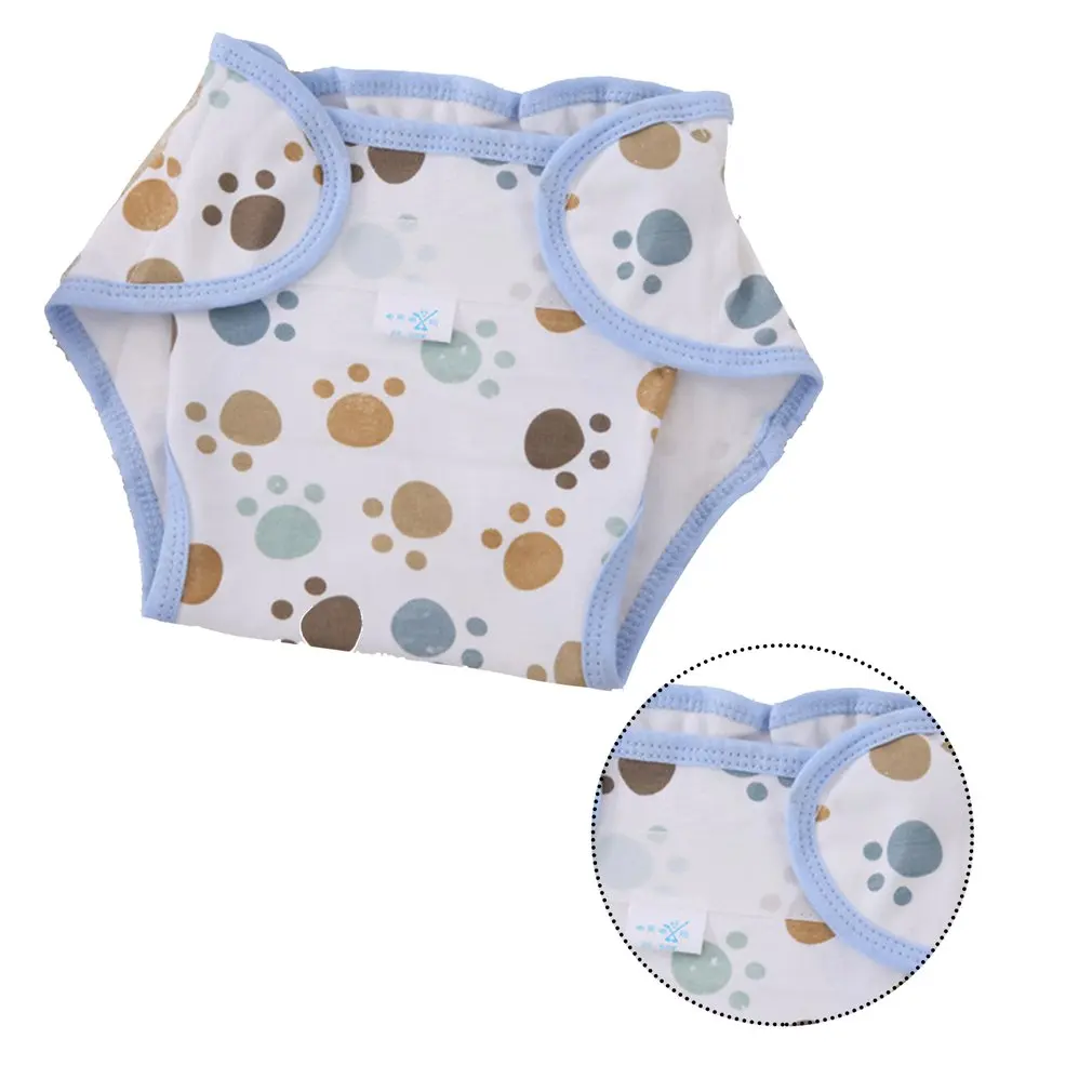 Reusable Nappies ผ้าผ้าฝ้ายทารกแรกเกิดธรรมชาติสบาย6ชั้นเด็กทารกล้างทำความสะอาดได้กางเกงอุปกรณ์