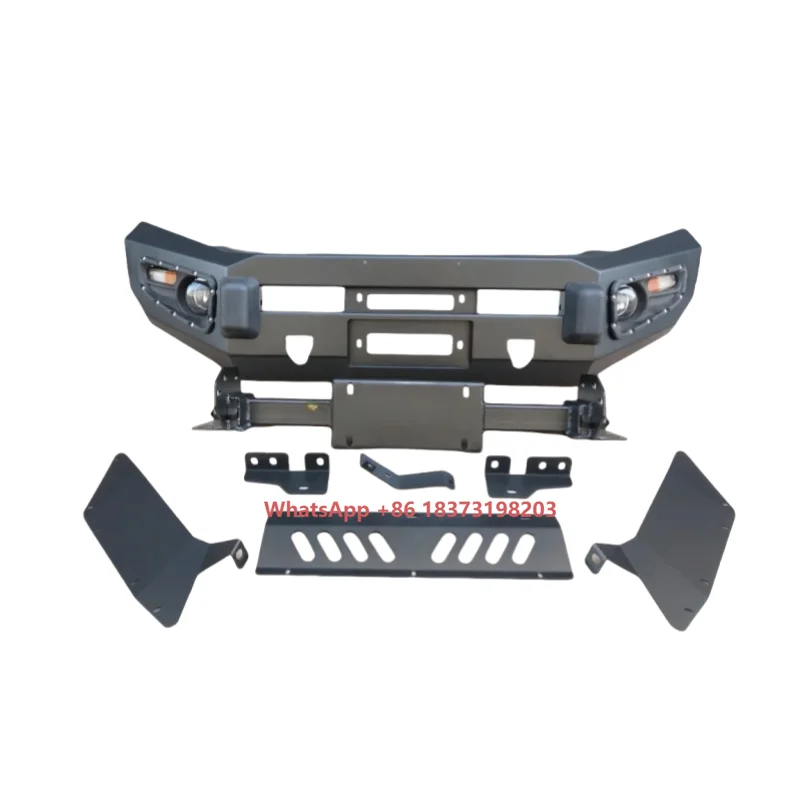 

Brand-New Easy Install Steel Off-Road Anti-Collision Bumper with Winch Bracket Fog Light Cut-Outs for D-Max Models 2012-2016