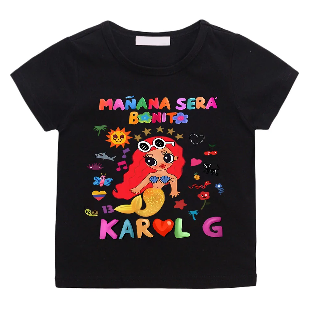 

Karol GG Manana Sera Bonito T Shirt Girls Tomorrow Will Be Nice Graphic T Shirts Funny Music Boys Tee Shirt Sirena Clothes Tops