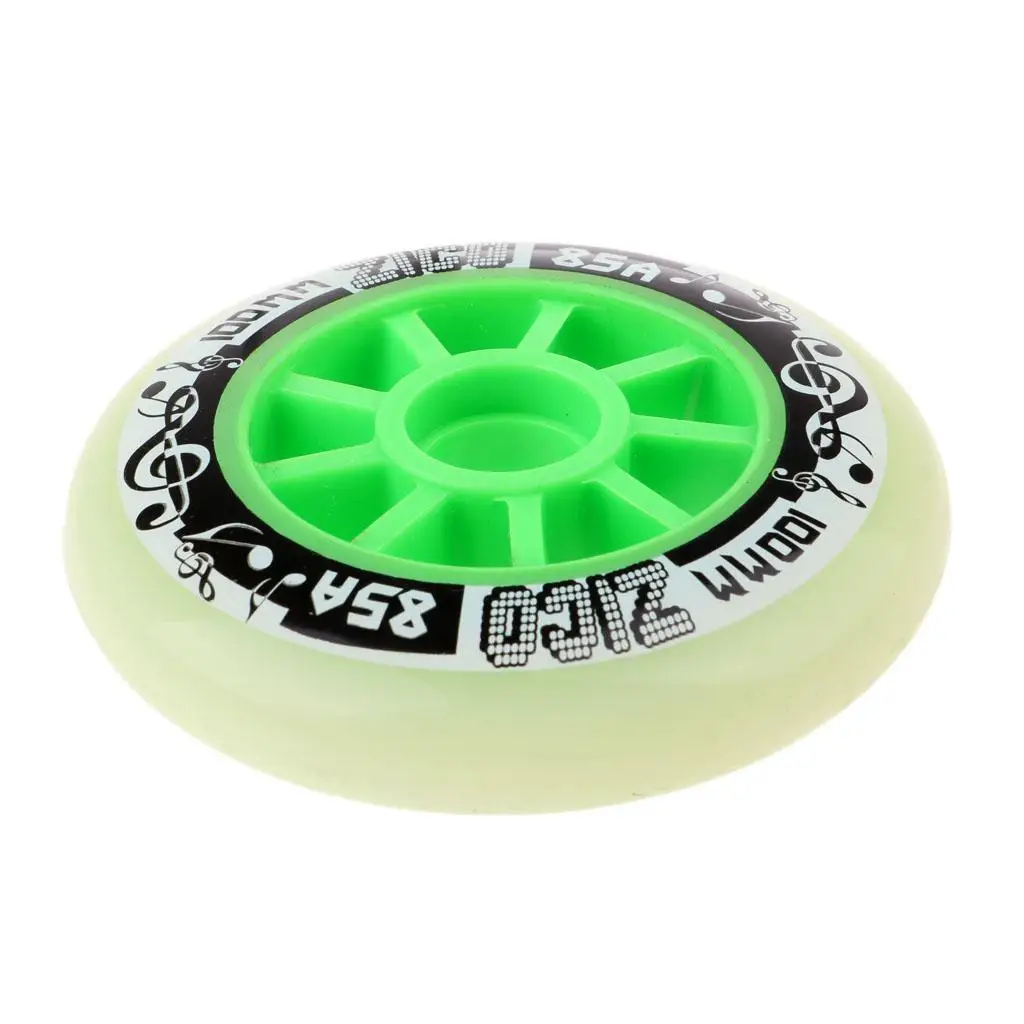 90 mm / 100 mm / 110 mm inline wheels for leisure skating made of PU