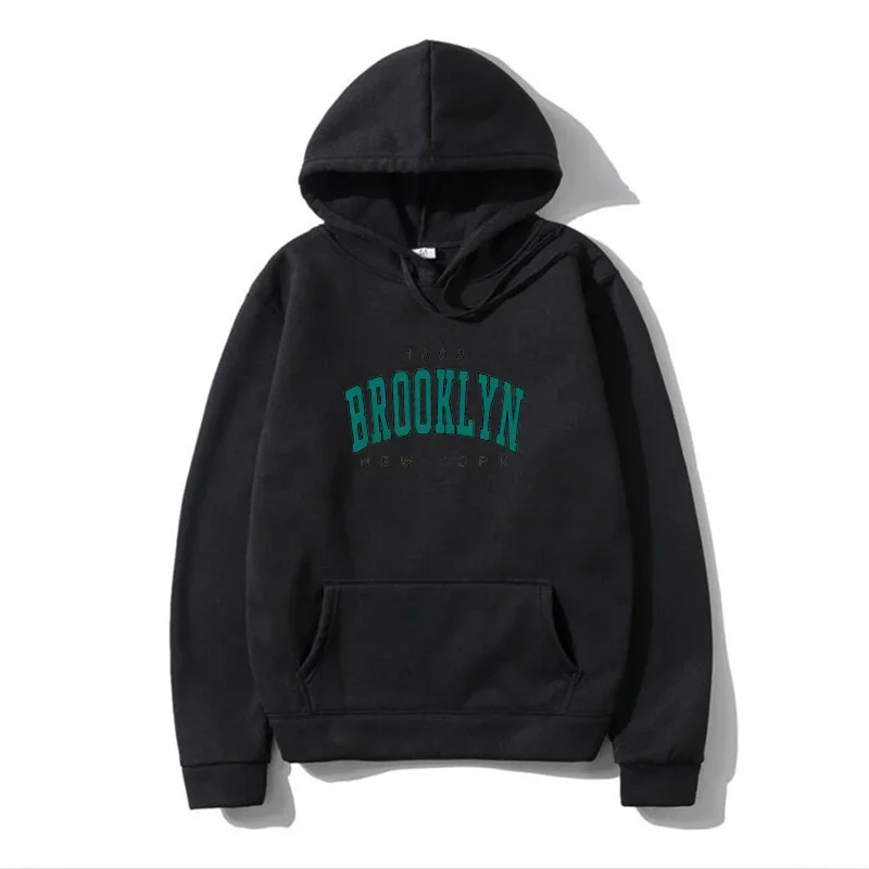 

Men Women New Hoodies Fashion Letter Printed New York Sweatshirts Loose Casual Harajuku Hooded Pullover Sportwear