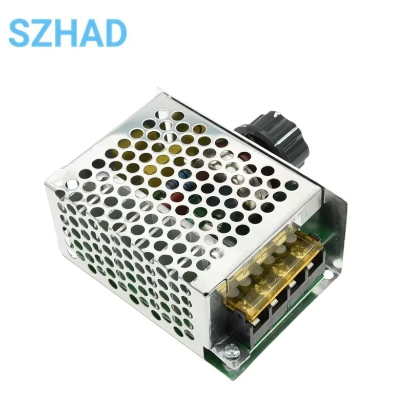 4000W AC 110V-220V SCR Adjustable Motor Speed Controller Control Dimming Dimmers Voltage Regulator Thermostat Import High-power