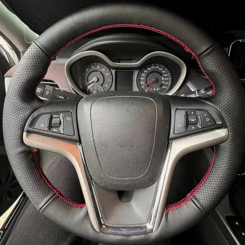 Funda de Volante Personalizada Antideslizante de Microfibra para Chevrolet Malibu Volt 2011 2012-2015