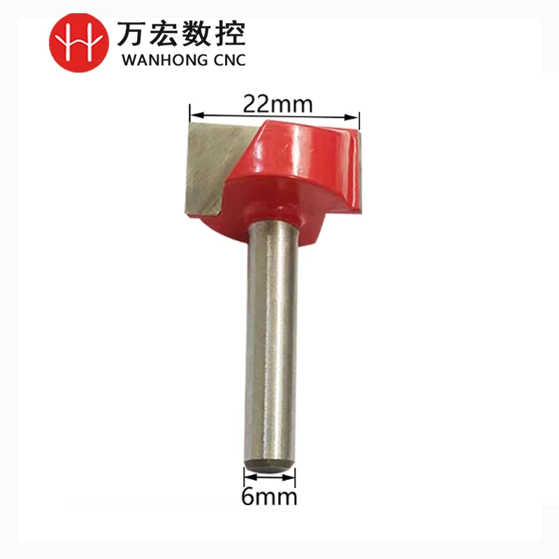 High-Precision Milling Cutter 6mm Clean Bottom Bit for Woodworking