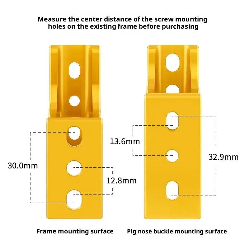 1 مجموعة Dahon دراجة حقيبة الناقل محول للطي الدراجة الجبهة حقيبة جبل أثار حامل للرف الأمامي أو الإطار #2