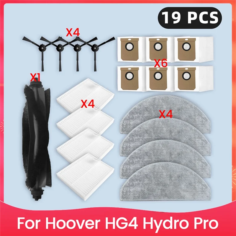 

【Rushed】для Hoover HG4 Hydro Pro запасные части фильтр основная боковая щетка швабра тканевый мешок для пыли аксессуары расходные материалы