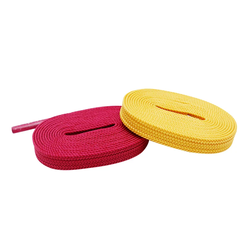 

Coolstring 8MM Canvas Double Layer Polyester Lace Safety Boot Classical Tape Plum Red Gold Athlete Trendy Lacet HighQuality Cord