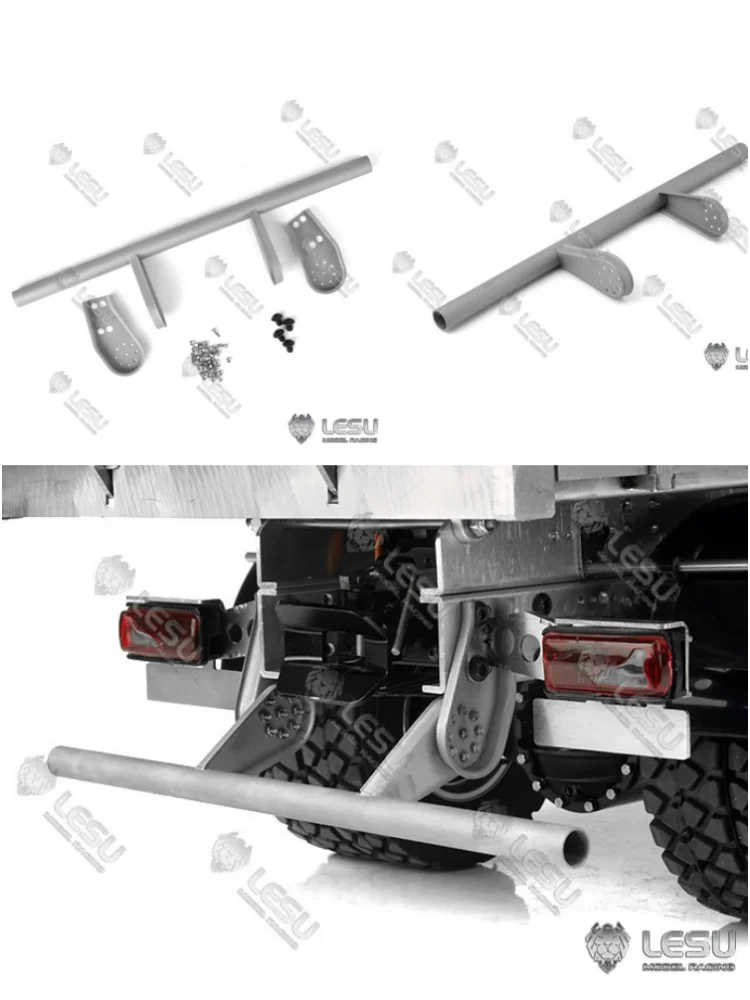 Metallteile für die hintere Stoßstange für 1/14 DIY Tamiya RC Traktor-LKW-Kipper-Modell-Anhänger Outdoor TH16607 LKW DIY Zubehör Spielzeug – Detail 10