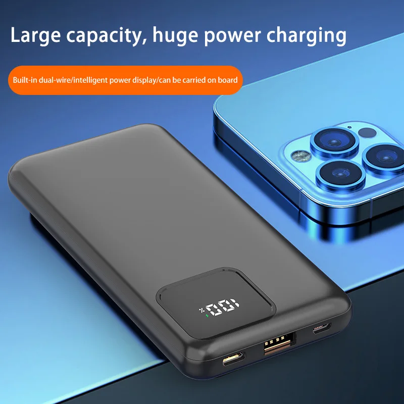 Xiaomi 100000 mAh Power Bank met hoge capaciteit 22,5 W Snel opladen Powerbank Draagbare batterijlader voor iPhone Samsung Huawei 2024