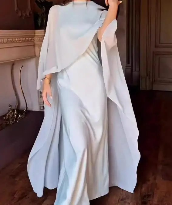 ツーピースセット レディース服 2025 春夏新作 ラウンドネック ノースリーブ スリム ロングドレス & カジュアル イレギュラーヘム メッシュショールトップ