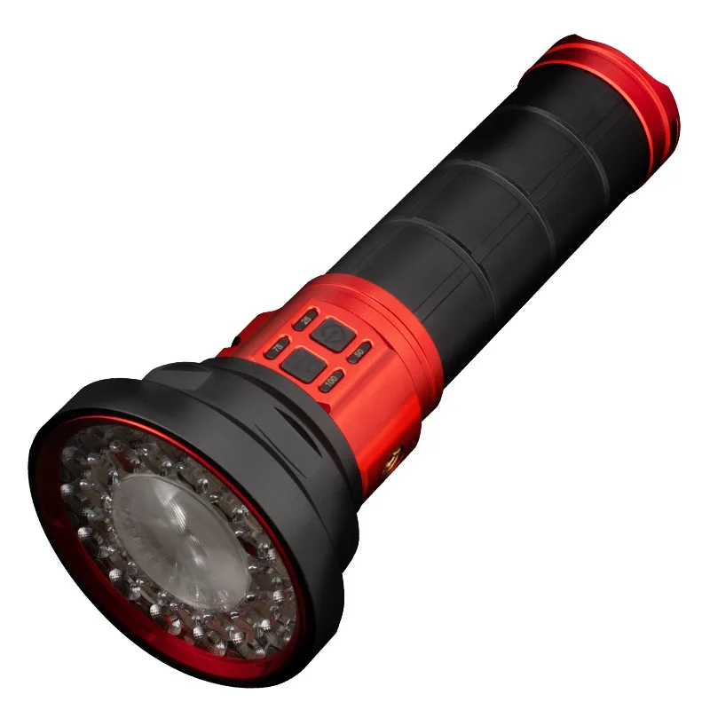 Convoy High Power LED Flashlights 30 LED+1LEP Searchlight Lights Multifunctional Outdoor Torch for Camping,Hiking,Self Defense