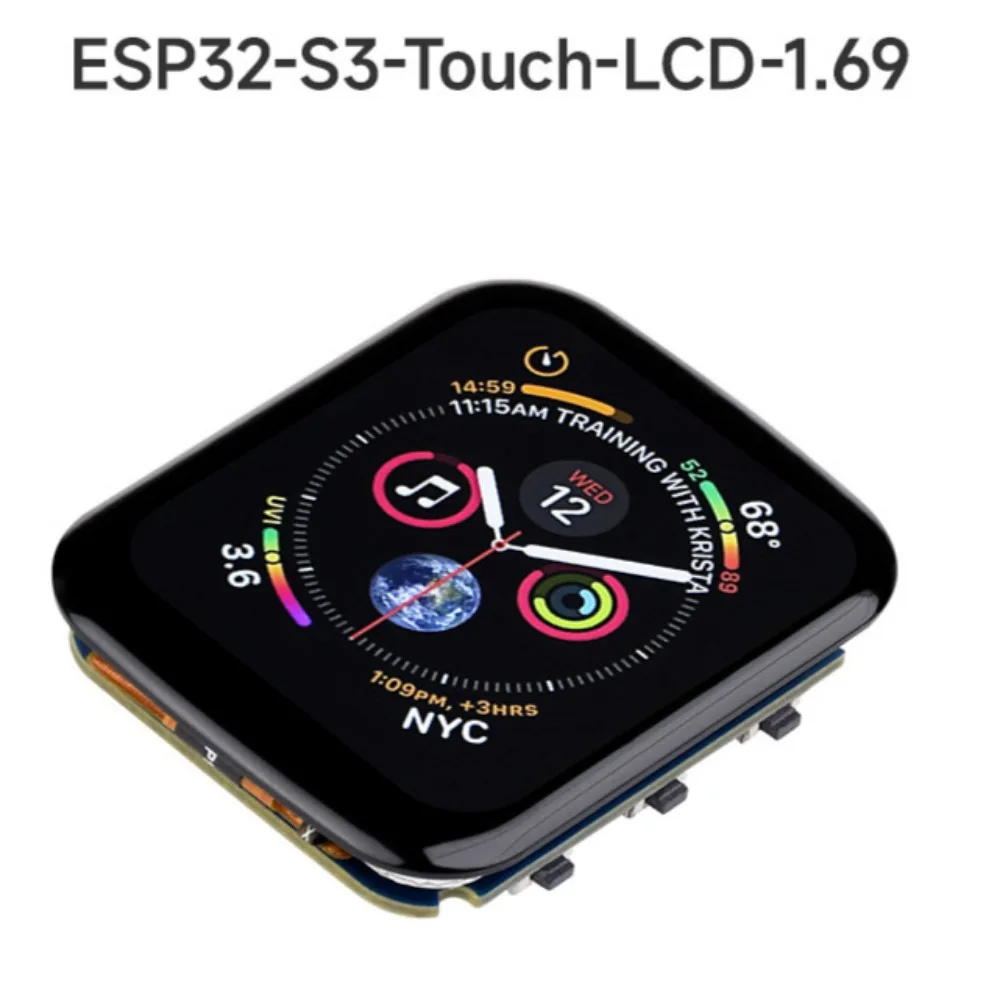 1.69inch 240*280 Touch LCD Development Board ESP32-S3 IPS Type c Onboard WIFI/Bluetooth5 6-Axis Sensor 512KB Dual Core Processor