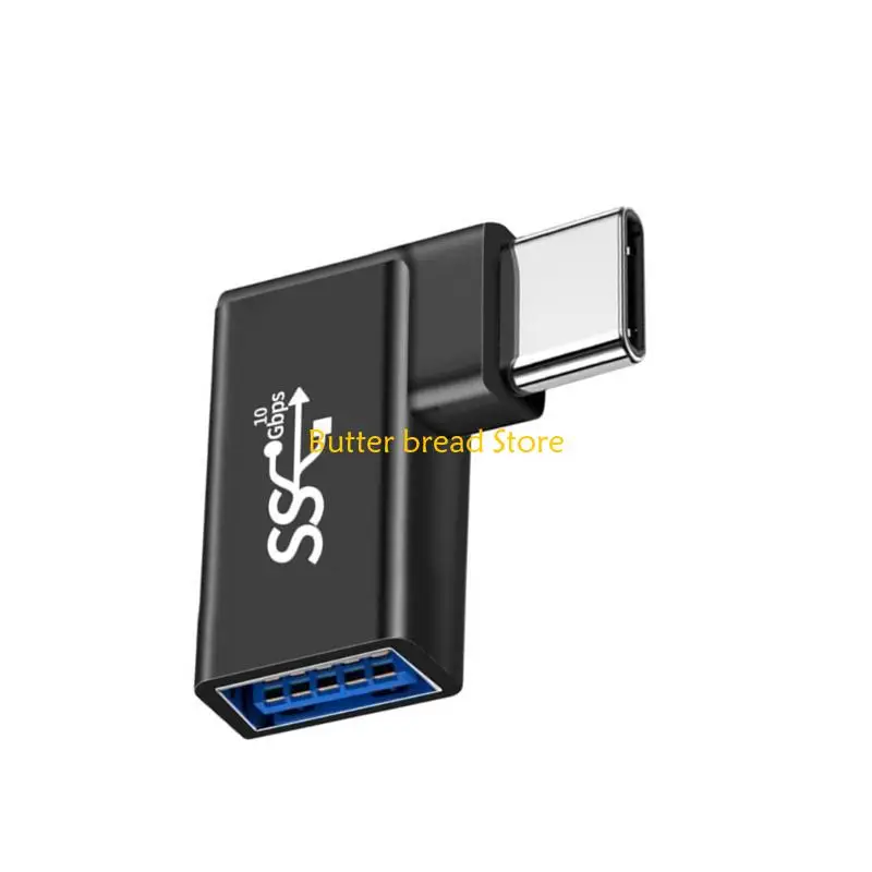 

W89C Universal Type C to USB Quick Charges Adapter Fast Connection Aluminum for Office