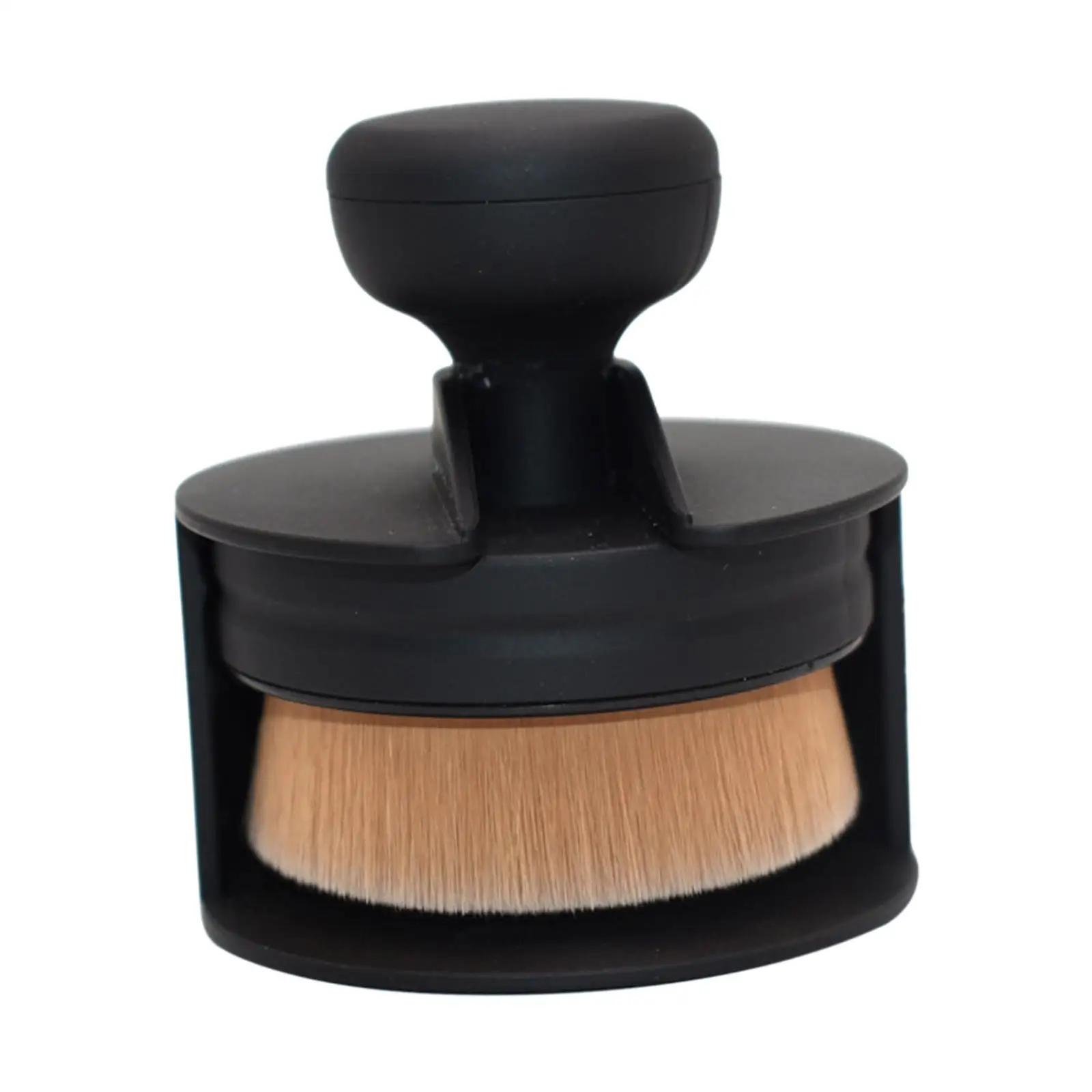 ファンデーションメイクブラシミニポータブルセット人間工学に基づいたハンドル液体パウダーブレンディング美容メイクケース用