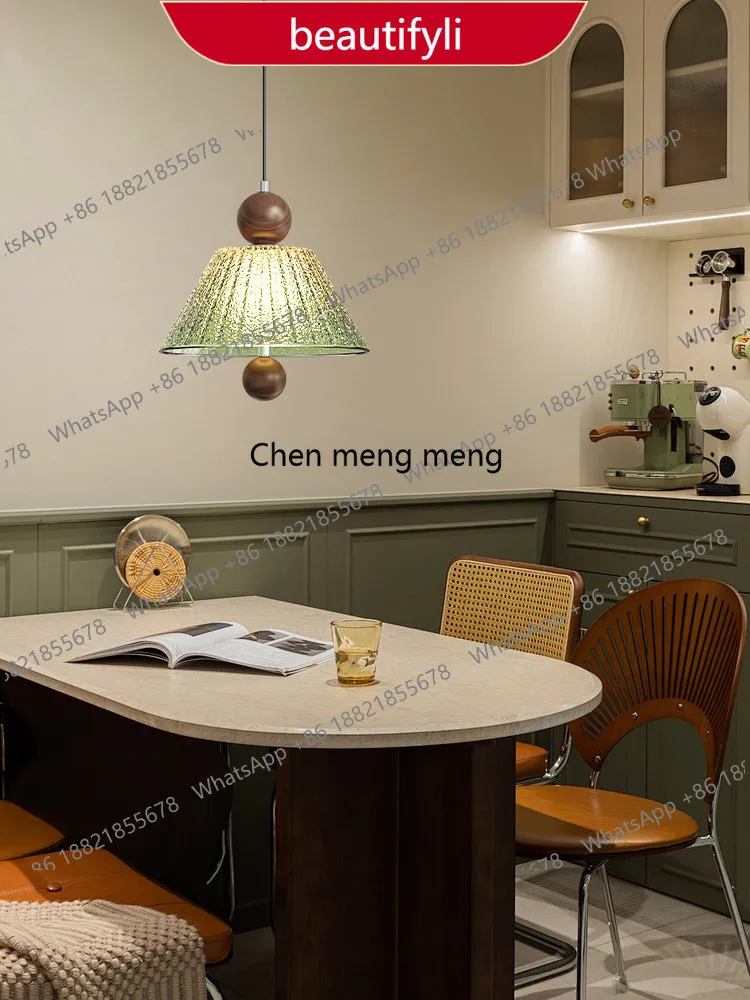 

Небольшая прикроватная люстра в американском ретро-стиле, французский антикварный стиль, с эффектом постепенного изменения цвета, стеклянная, для дивана.