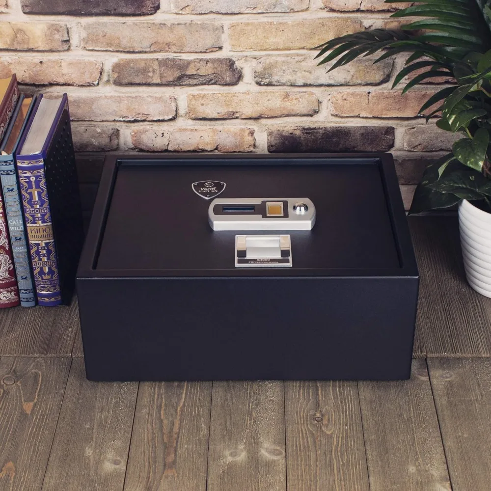 Verifi Smart Safe S3800 Biométrico Safe com abertura superior do sensor de impressão digital certificado do FBI