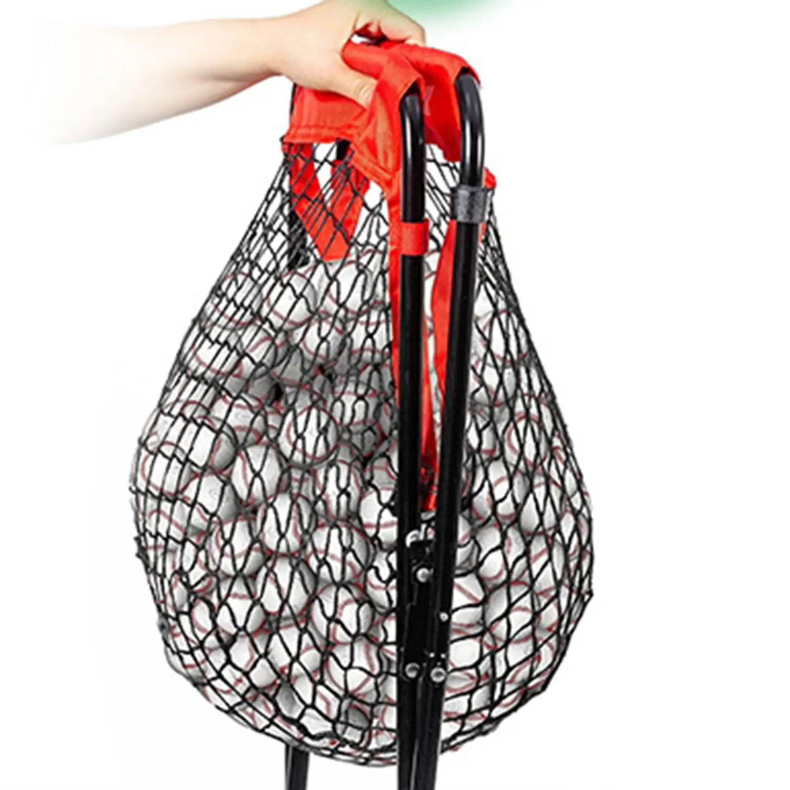 Baseball Caddy Portable Folding Softball Sturdy Baseball Training Equipment