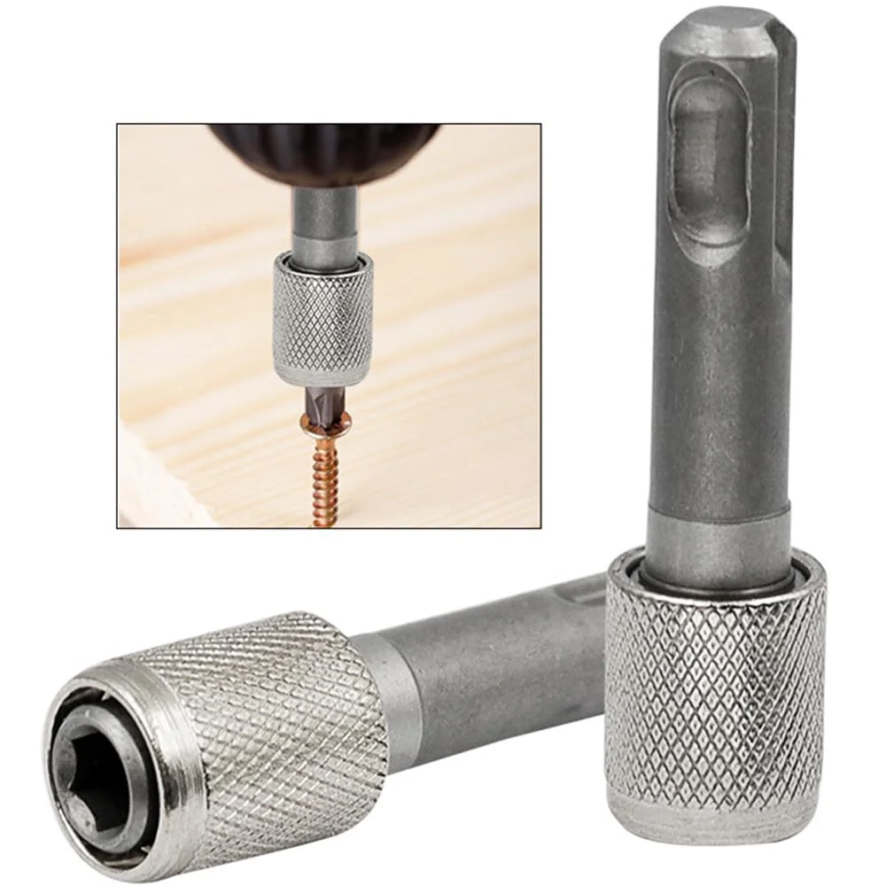 

1pc SDS Socket Adapter 1/4 Hex Shank Screwdriver Holder Drill Bits Adapter Converter 60x10mm For Hammers Impact Drill Bits