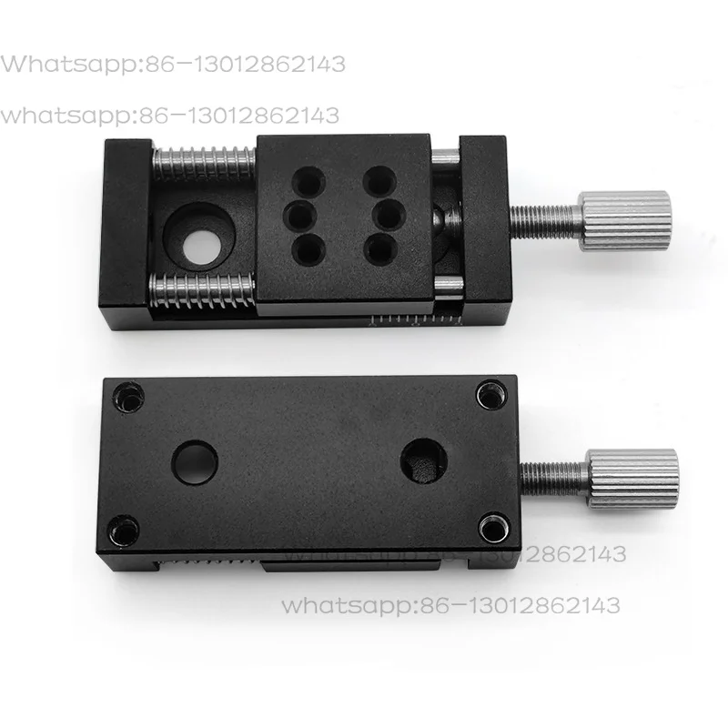 2020 mm X-axis linear slide, 10 mm travel, mini slide, miniature manual laboratory translation stage