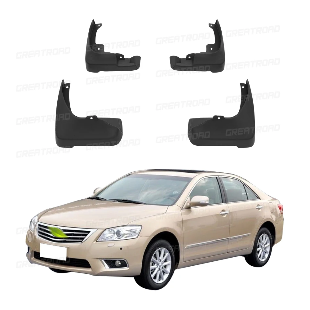 4Pcs Splash Guard Set For Toyota Camry Sedan XV40 2007-2011 2008 2009 2010 Car Mud Flaps Fender Guards Auto Accessories