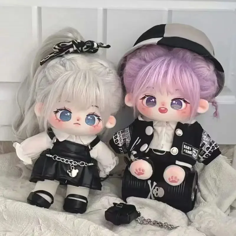 20cm Genuine Kawaii Cotton Doll 7.87Inch Fashion Pretty Kpop Stuffed Figure Plush Dolls Toys Princess Collection Gifts