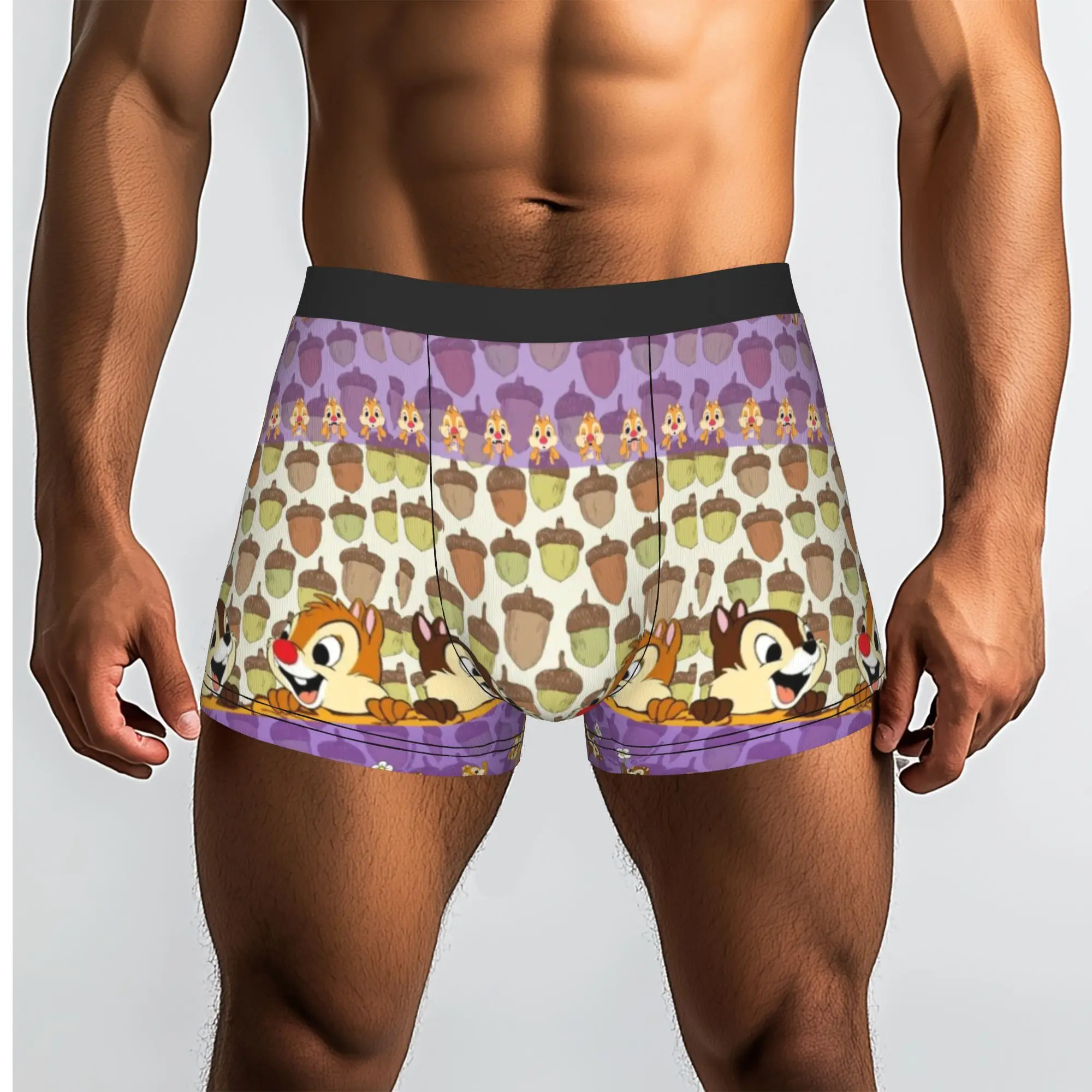 Custom Chip Anime D-Dales Boxers Shorts Men's  Briefs Underwear Funny Underpants