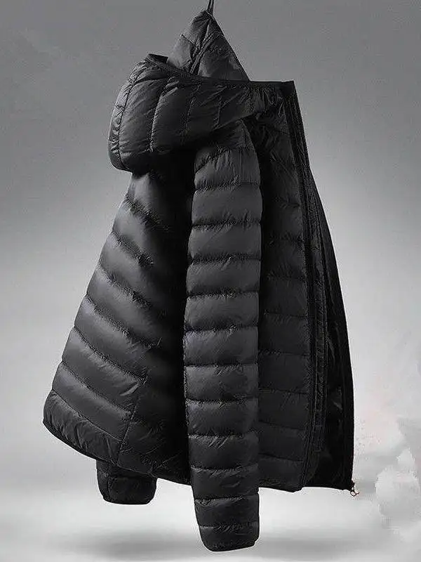 

Мужское повседневное пальто из хлопка Jaet, стеганое теплое пальто с воротником-стойкой и капюшоном, осень-зима Faion, облегающее молодежное пальто Sle Long Sve