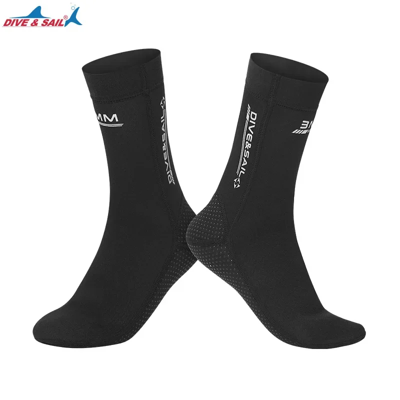 3mm Neoprene Diving Socks Shoes Water Boots Non-slip Beach Boots Wetsuit Shoes Warming Snorkeling Diving Surfing Socks For Adult