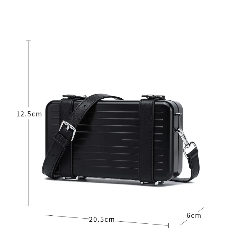 موضة جديدة حقيبة كتف رجالية ماركة فاخرة حقائب كتف Crossbody الرجال النساء هارد شل صندوق شكل مربع حقيبة رافعة حقائب اليد