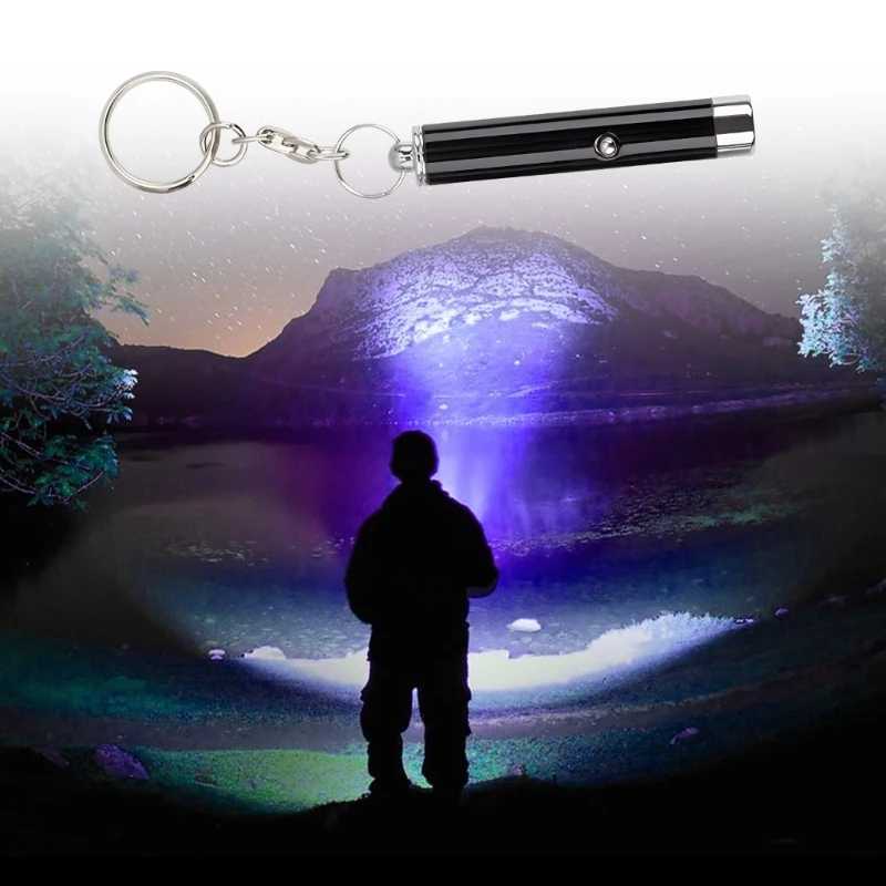 Mini Flashlight Pen Light Pocket Keychain Light for Camping Hiking Hunting Dropship