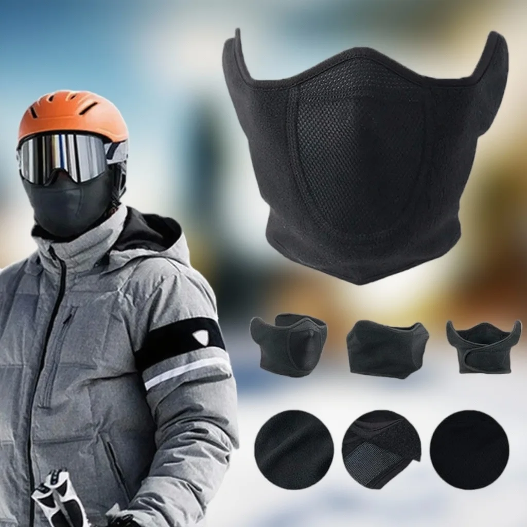 

Зимняя Балаклава, флисовая маска для лица, дышащая лыжная маска для езды на мотоцикле, езды на велосипеде