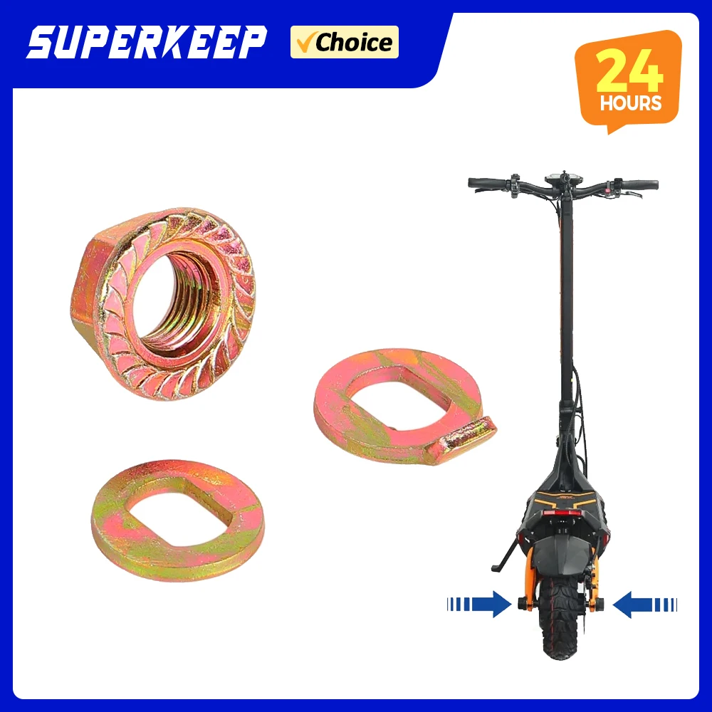 Parafusos do Motor para Patinete Elétrico Kukirin G2 Max/Master/G3 Pro/G4 Max, Parafuso do Motor, Porca do Eixo do Motor, Placa de Fixação, Peças de Reparo