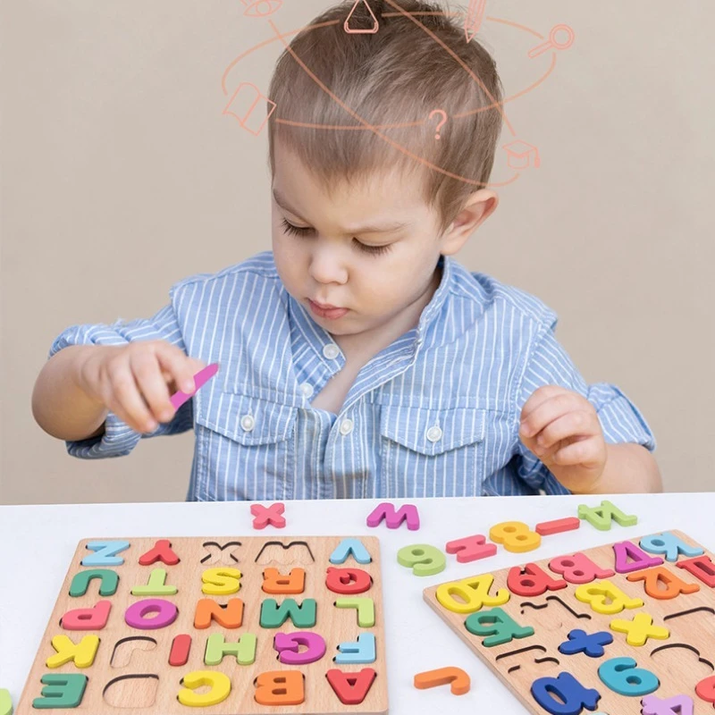 

Montessori Baby Wooden Toys 1 2 3 Years Early Learning Baby Puzzles Montessori Child Games Educational Toys for Children