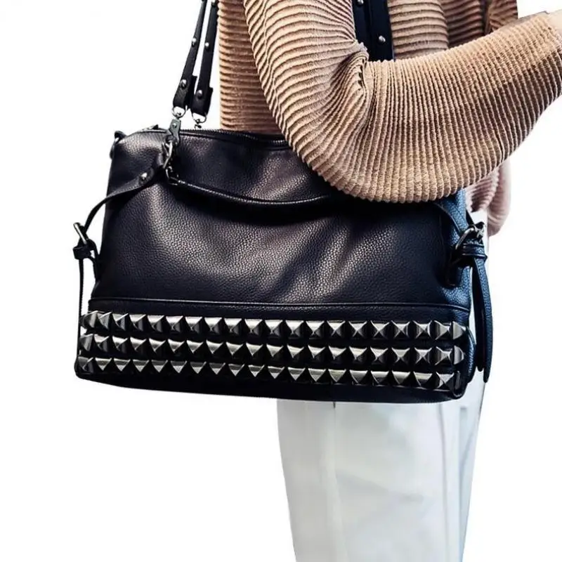 2023 New European And American Simple Tote Bag Temperament Style Diamond Handbag Casual Fashion Versatile Shoulder Bag For Women