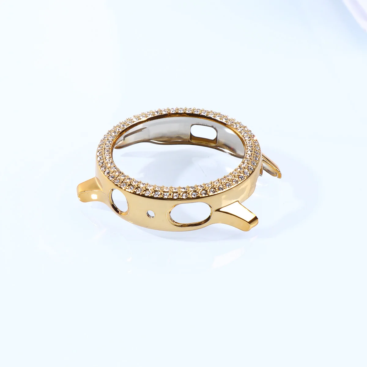 

Watch Protective Case Creative Stylish Watch Shell Compatible Active 2 40mm Golden Durable Lightweight Frame Accessories Scratch