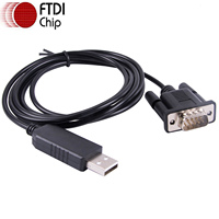 Deye / SunSynk / Sol-Ark Growatt SPH RS232 USB to DB9 MALE FTDI FT231XS CP2102 PL2303GT CHIP SERIAL Converter Cable