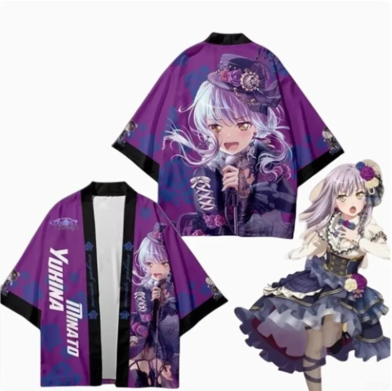 Anime Charakter Harajuku Japanisches Spiel Rollenspiel Kostüm 3D Gedruckt Top Dünne Lose Erwachsene Party Strickjacke