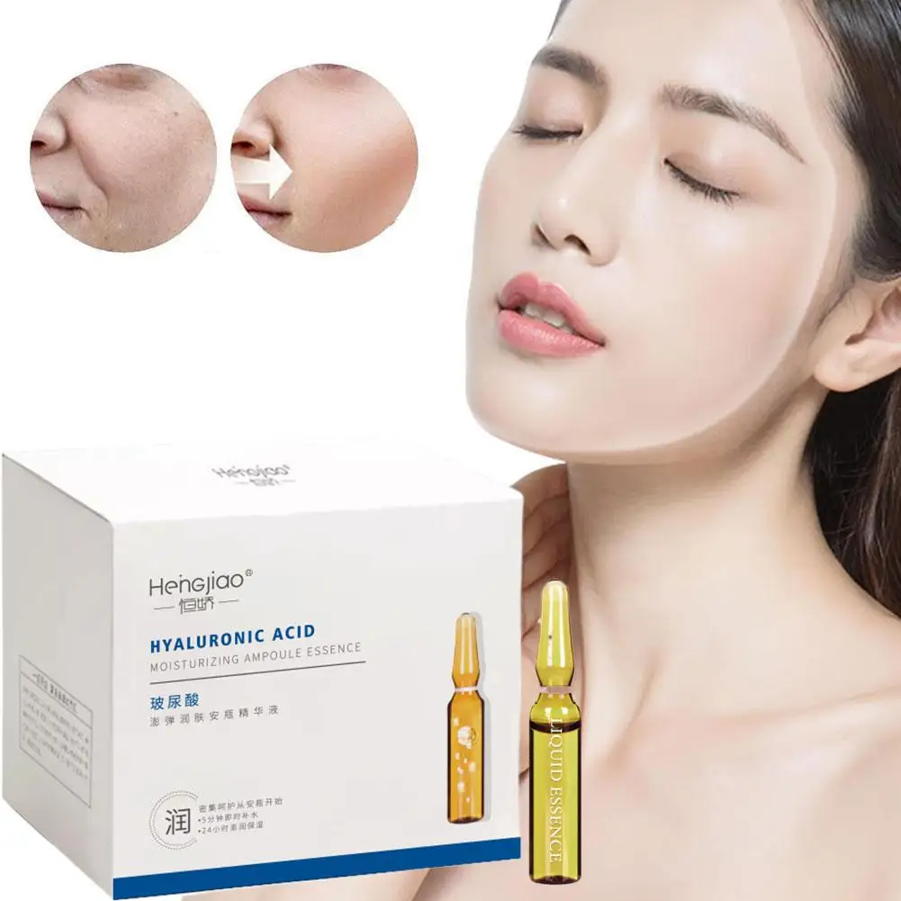 

2ml*28 Pcs Hyaluronic Acid Ampoule Essence Deep Water Intensive Repair Essence Throwing Replenishment Small Level Ori Molec Q2S9