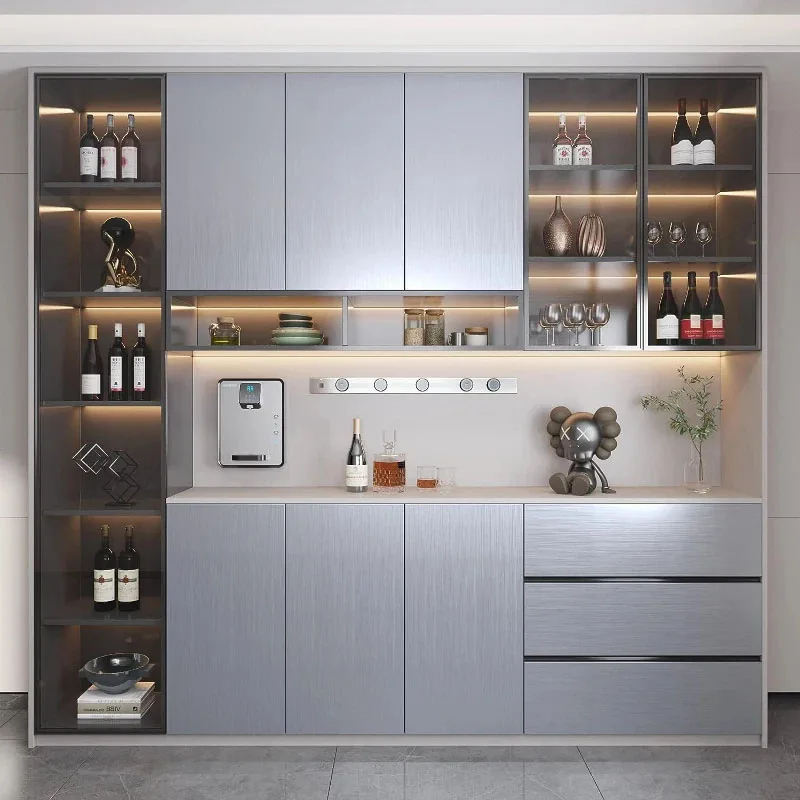 Stainless Steel Wire Drawing Wallpaper Sticker Wall Stickers Kitchen Cabinets Wallpaper Fridge Elevator Door 40cm Adhesive Home