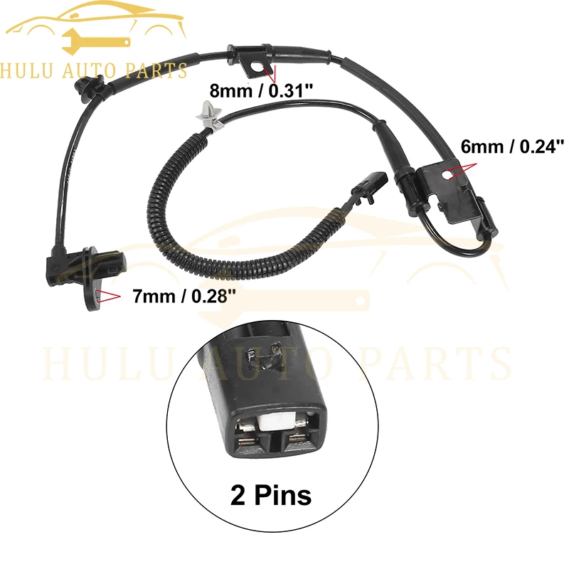 1Pcs 59810-2L300 New ABS Sensor Wheel Speed Sensor 598102H300 For Hyundai Elantra 2007 2008 2009 2010 2011 2012