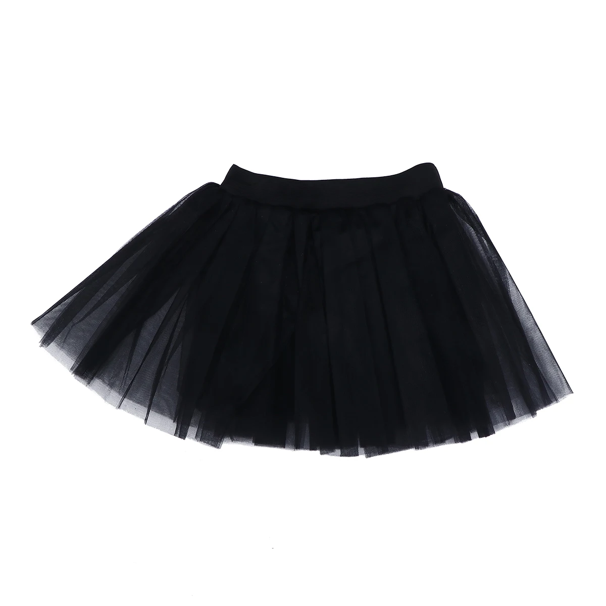 

Three Layer Skirt Red Tassel Fairy Tutu Women Short Tulle Mesh Gauze Skirt Kids Dress Up