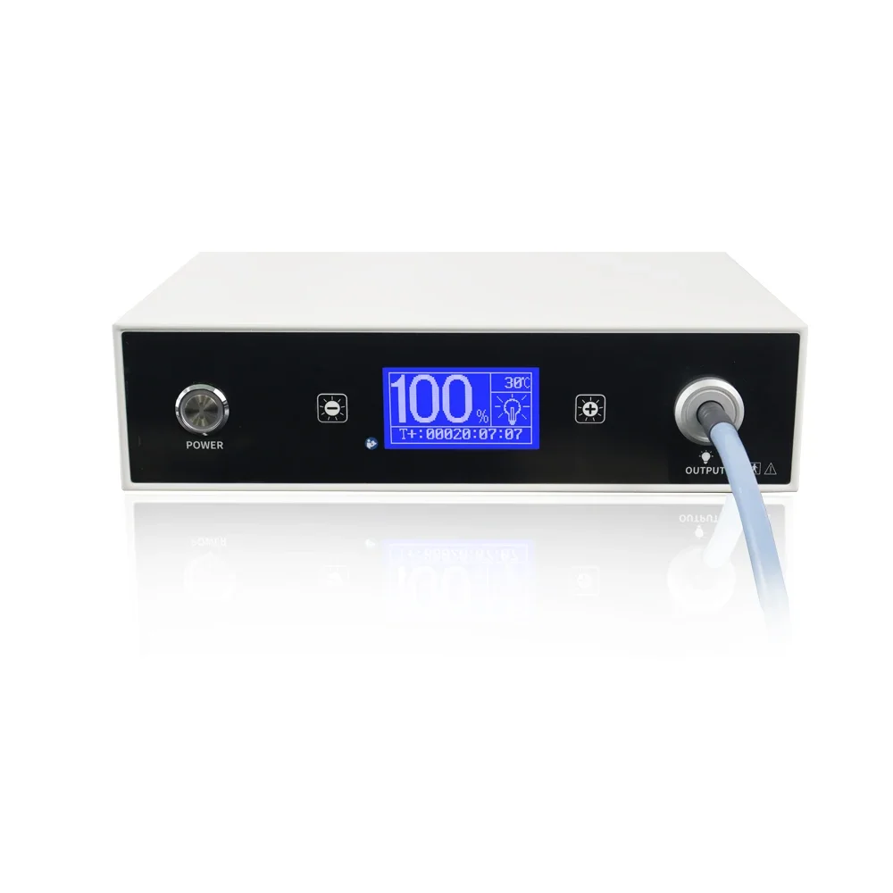 100W Medical Cold Light Source LED for Rigid Endoscopy Systems for Hospital Veterinary Diagnosis