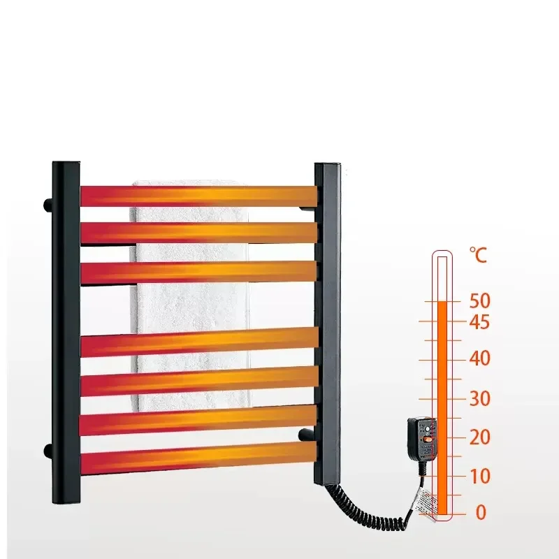 for Intelligent Electric Towel Rack Constant Temperature Household Bathroom No Punching Heating Drying Towel Rack