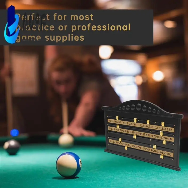 

A09F-Billiards Табло для снукера Регистратор результатов Бильярдный клуб Игровая доска для записи Номер расчета Аксессуары для бильярда