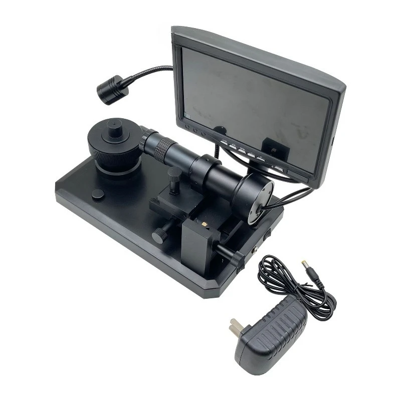 Look at the diamond waist size magnifying glass high definition electron microscope gia waist prism identification tool