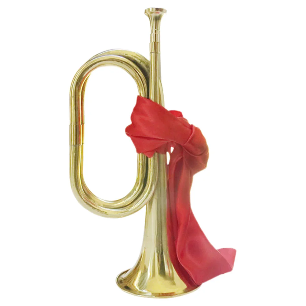 

Bugle Teen Instrument Musical Beginners Trumpet Charge Instruments Golden Band Horn